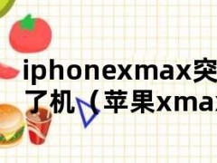 iphonexmax突然黑屏开不了机（苹果xmax黑屏怎么办）
