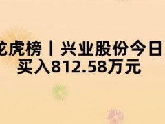 05月09日快讯：龙虎榜丨兴业股份今日跌停